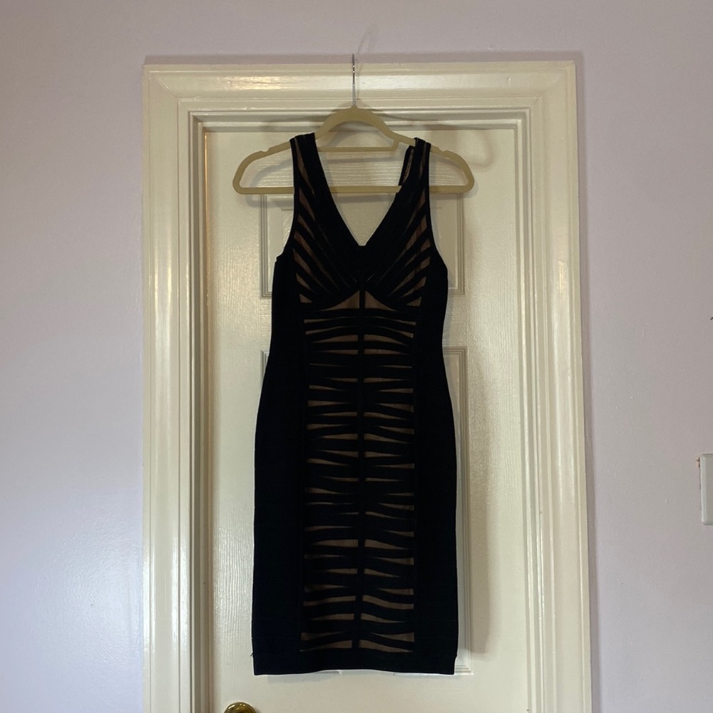 Black bandaid dress